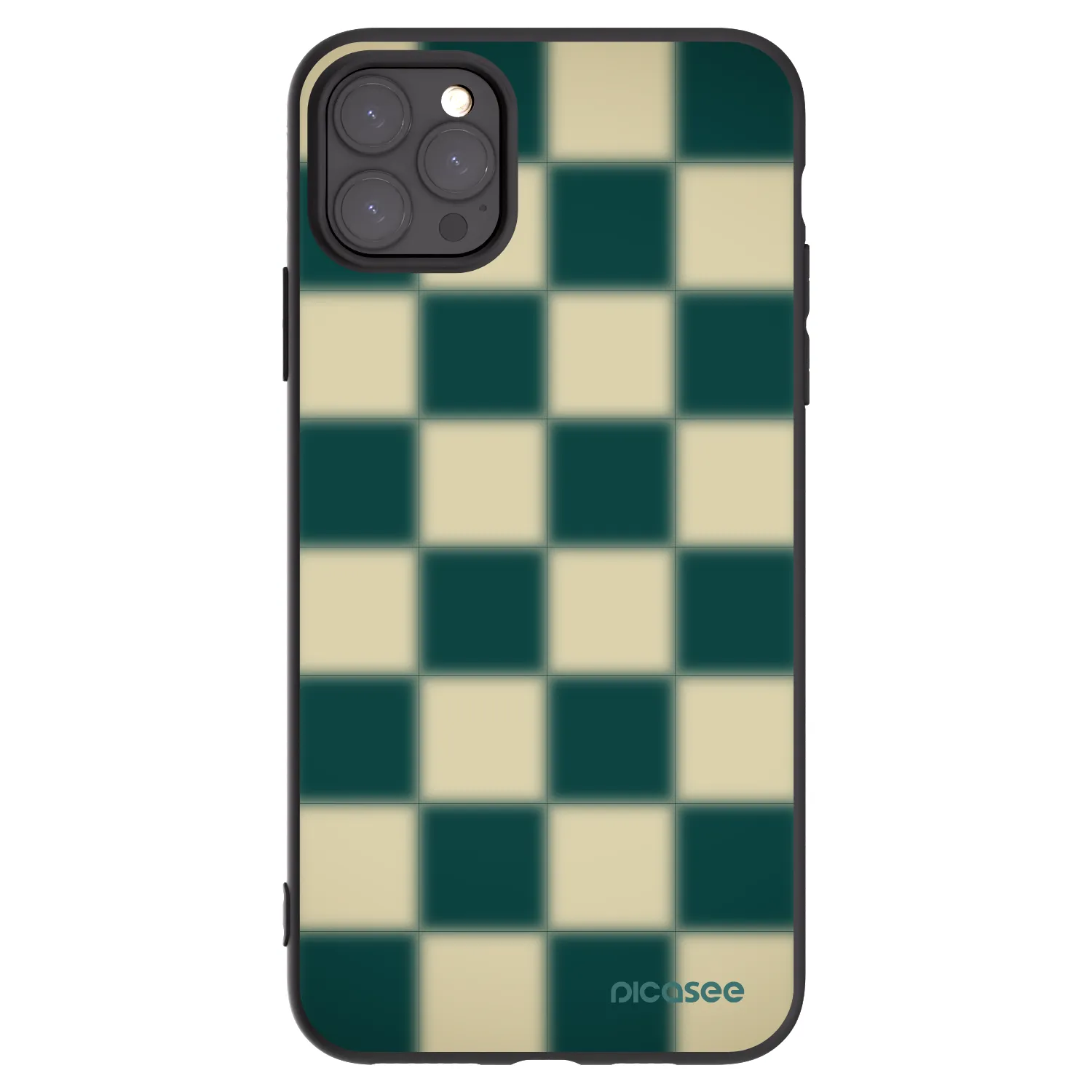 Picasee Μαύρη θήκη σιλικόνης για Apple iPhone 11 Pro Max - Shadow Chess