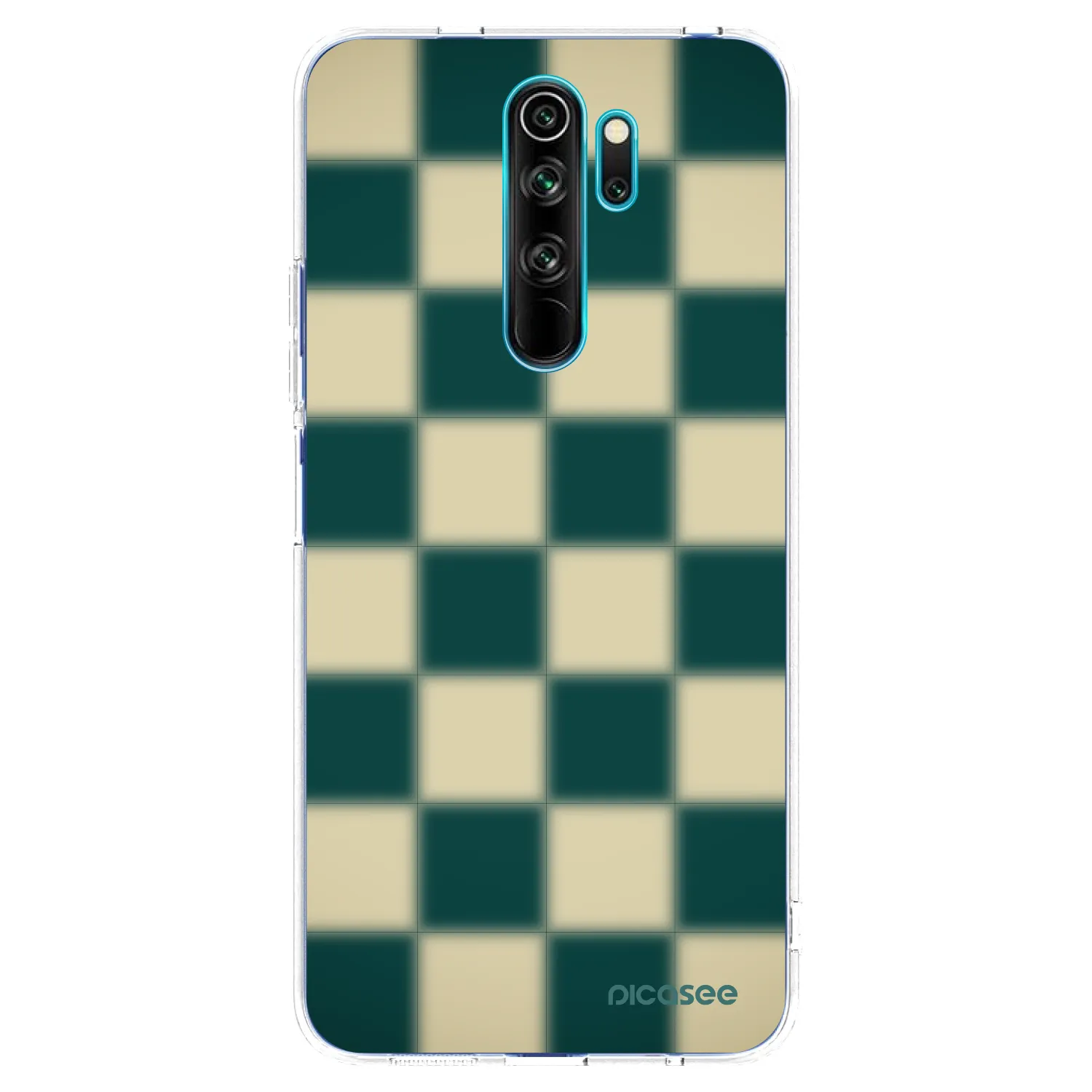 Picasee διαφανής θήκη σιλικόνης Xiaomi Redmi Note 8 Pro - Shadow Chess