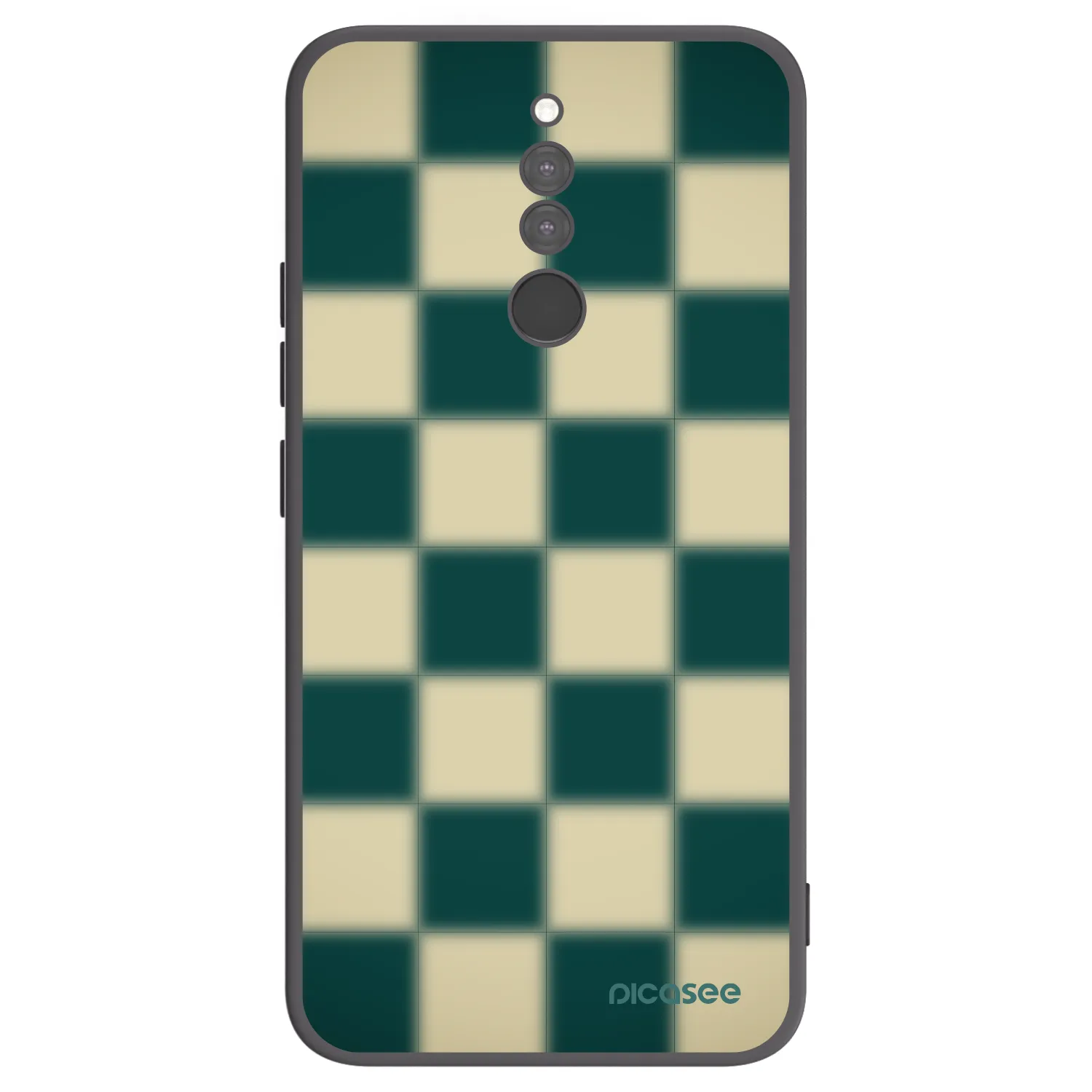 Picasee Μαύρη θήκη σιλικόνης για Xiaomi Redmi 8 - Shadow Chess