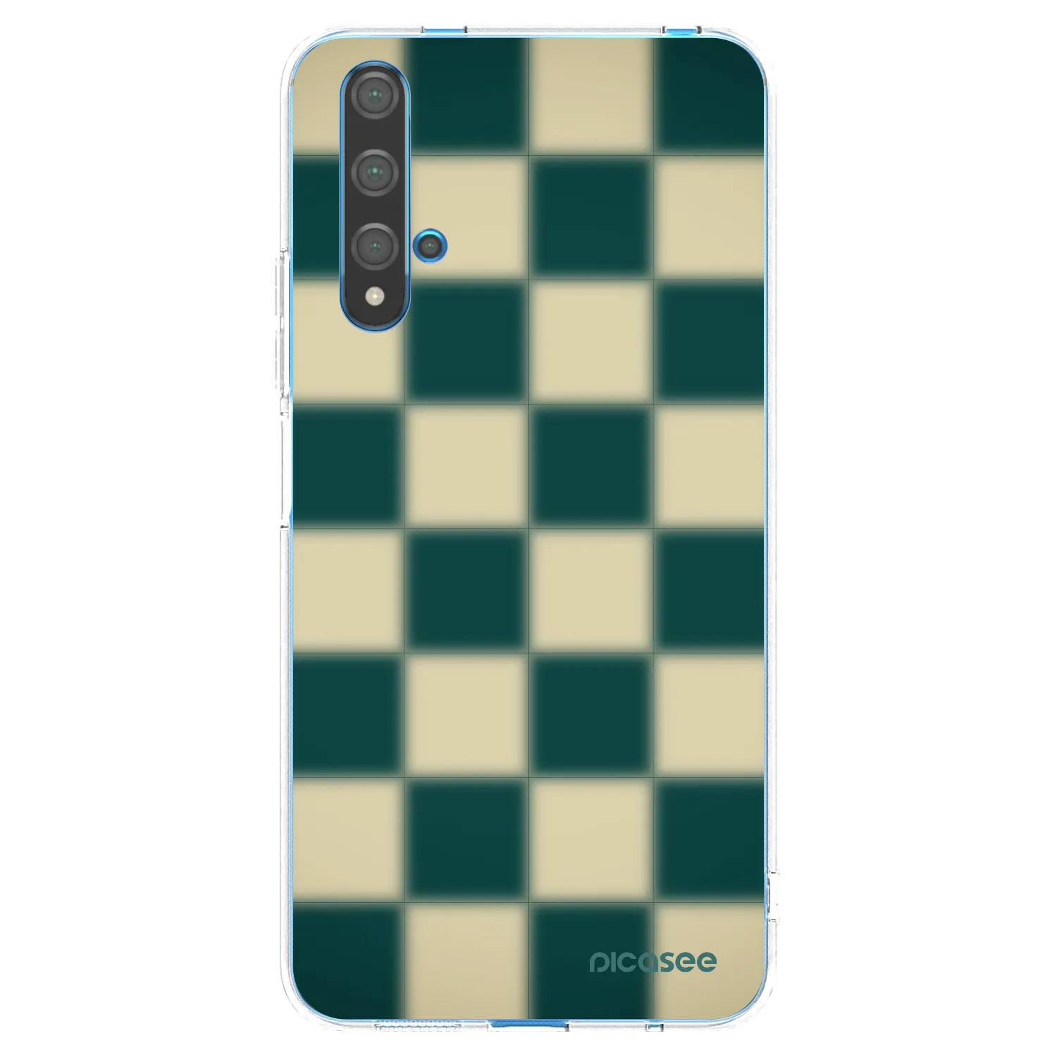 Picasee διαφανής θήκη σιλικόνης Huawei Nova 5T - Shadow Chess