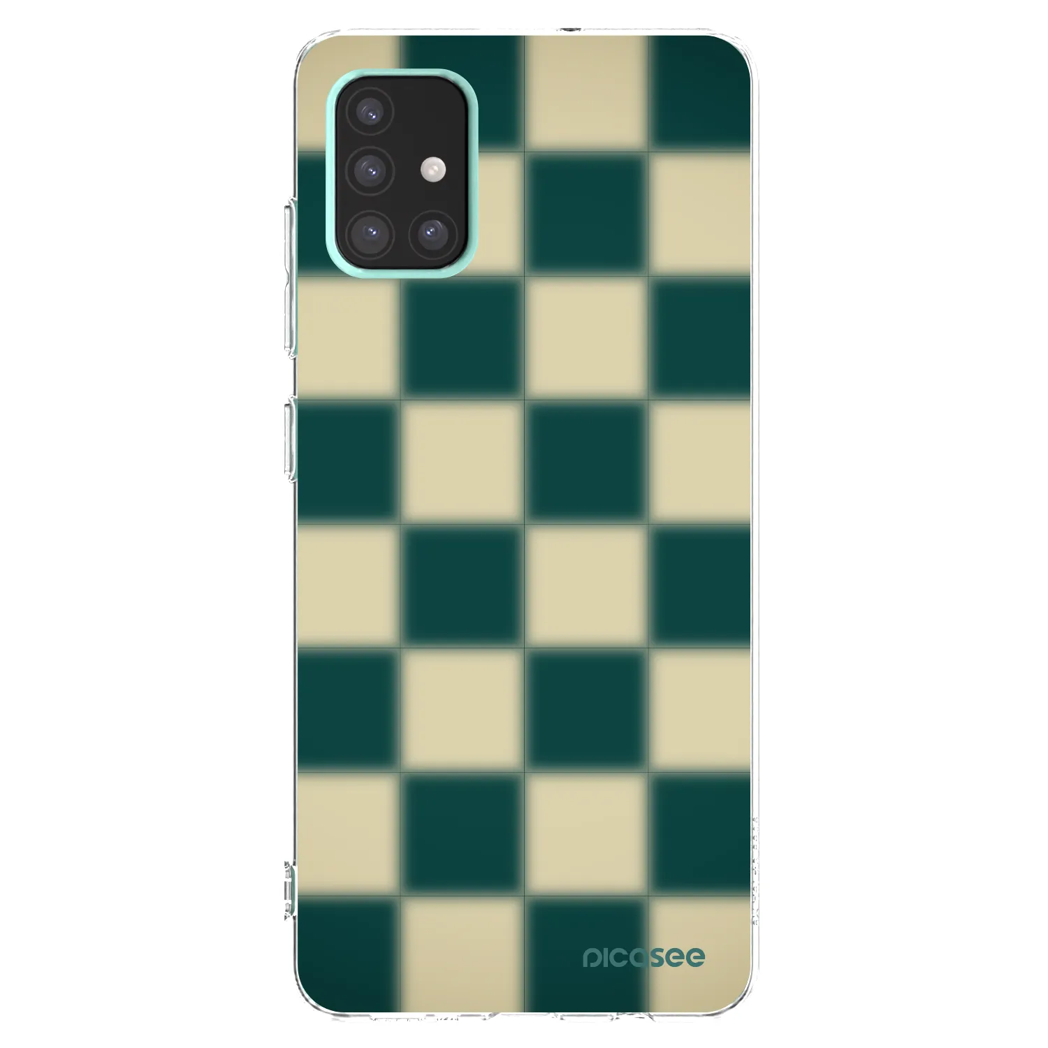 Picasee διαφανής θήκη σιλικόνης Samsung Galaxy A51 A515F - Shadow Chess