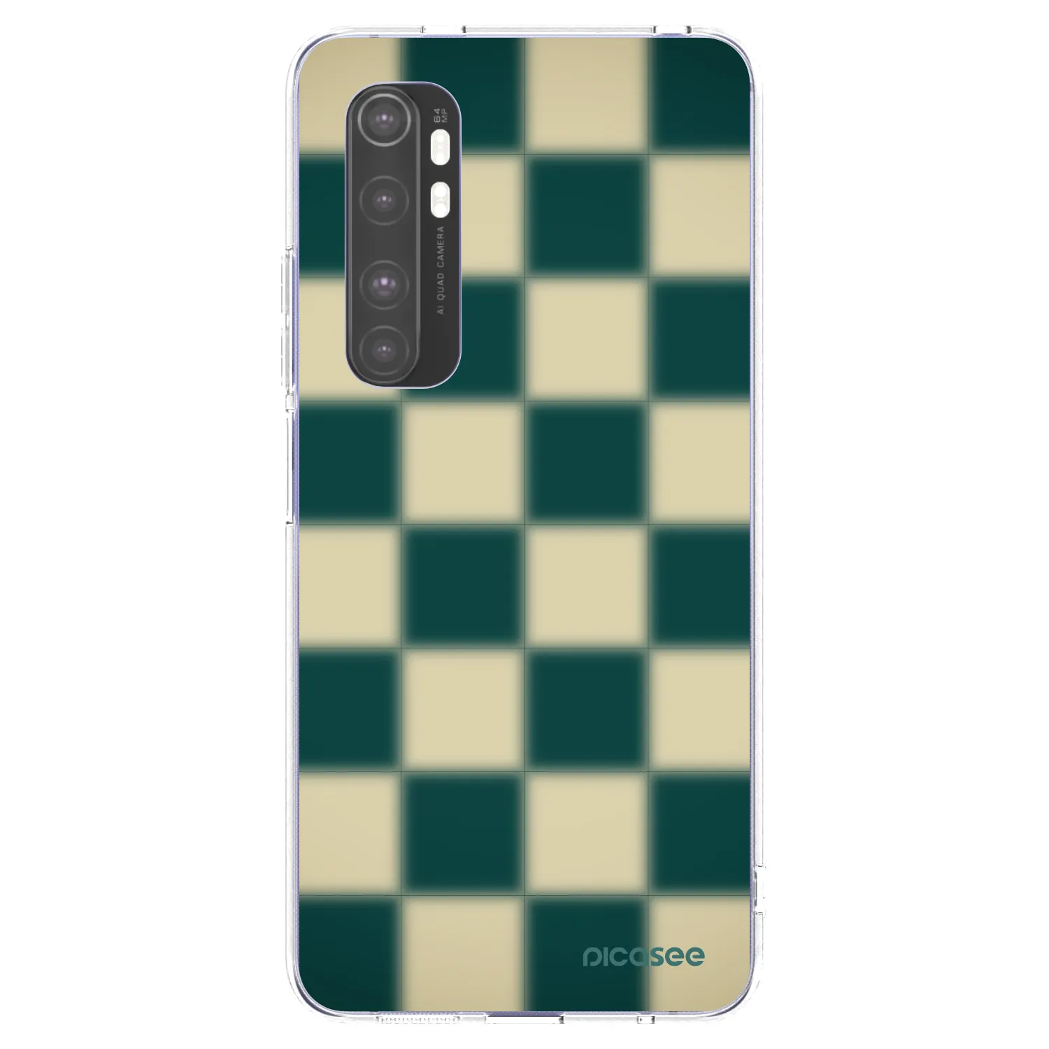 Picasee διαφανής θήκη σιλικόνης Xiaomi Mi Note 10 Lite - Shadow Chess