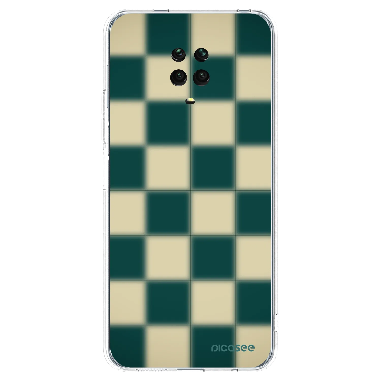 Picasee διαφανής θήκη σιλικόνης Xiaomi Redmi Note 9S - Shadow Chess
