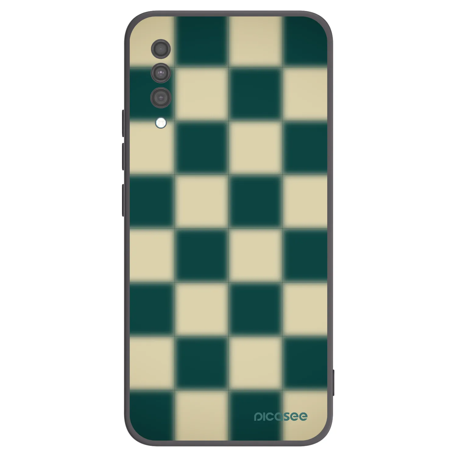 Picasee Μαύρη θήκη σιλικόνης για Samsung Galaxy A30s A307F - Shadow Chess