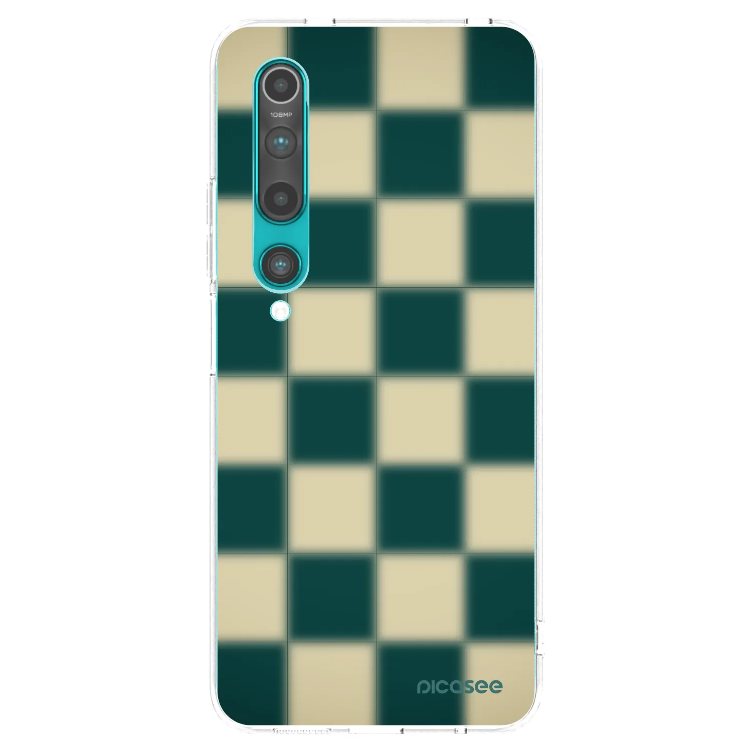 Picasee διαφανής θήκη σιλικόνης Xiaomi Mi 10 - Shadow Chess