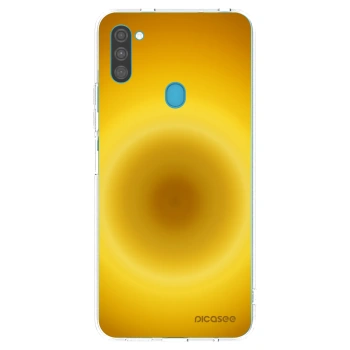 Picasee διαφανής θήκη σιλικόνης Samsung Galaxy M11 - Solar Pulse