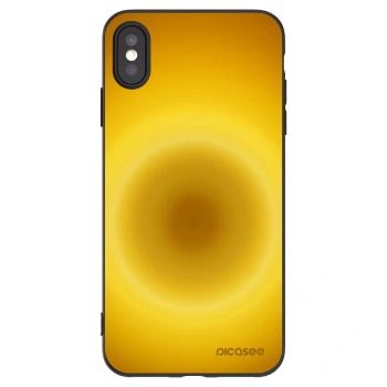 Picasee Μαύρη θήκη σιλικόνης για Apple iPhone XS Max - Solar Pulse