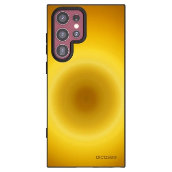 Picasee Μαύρη θήκη σιλικόνης για Samsung Galaxy S22 Ultra 5G - Solar Pulse