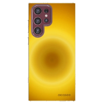 Picasee διαφανής θήκη σιλικόνης Samsung Galaxy S22 Ultra 5G - Solar Pulse