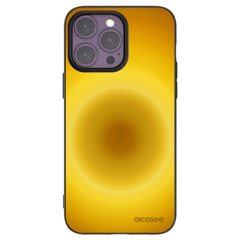 Picasee Μαύρη θήκη σιλικόνης για Apple iPhone 14 Pro Max - Solar Pulse