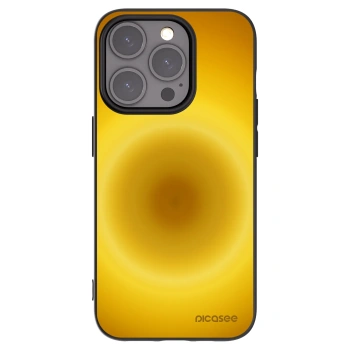 Picasee Μαύρη θήκη σιλικόνης για Apple iPhone 15 Pro - Solar Pulse