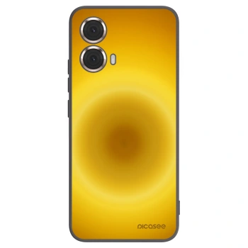 Picasee Μαύρη θήκη σιλικόνης για Motorola Moto G85 - Solar Pulse