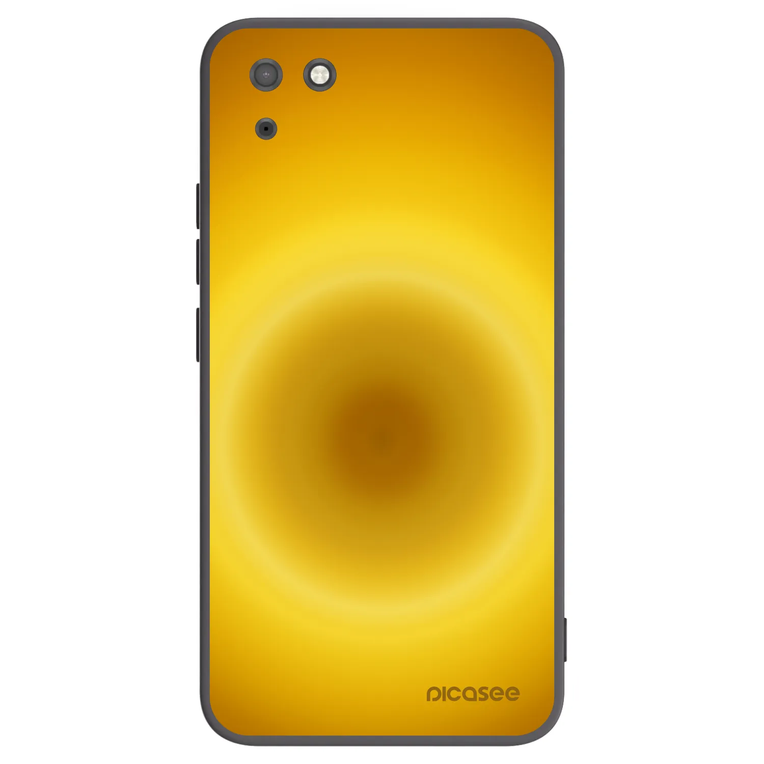 Picasee Μαύρη θήκη σιλικόνης για Huawei Y5P - Solar Pulse