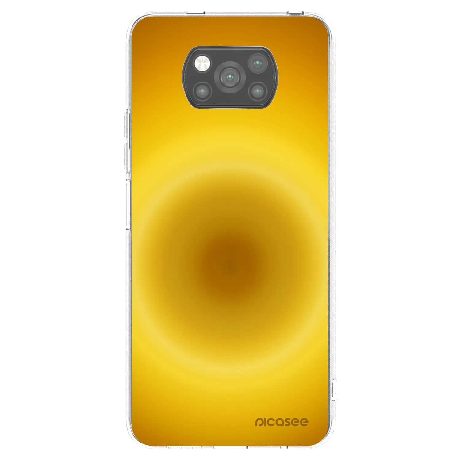 Picasee Μαύρη θήκη σιλικόνης για Xiaomi Poco X3 - Solar Pulse