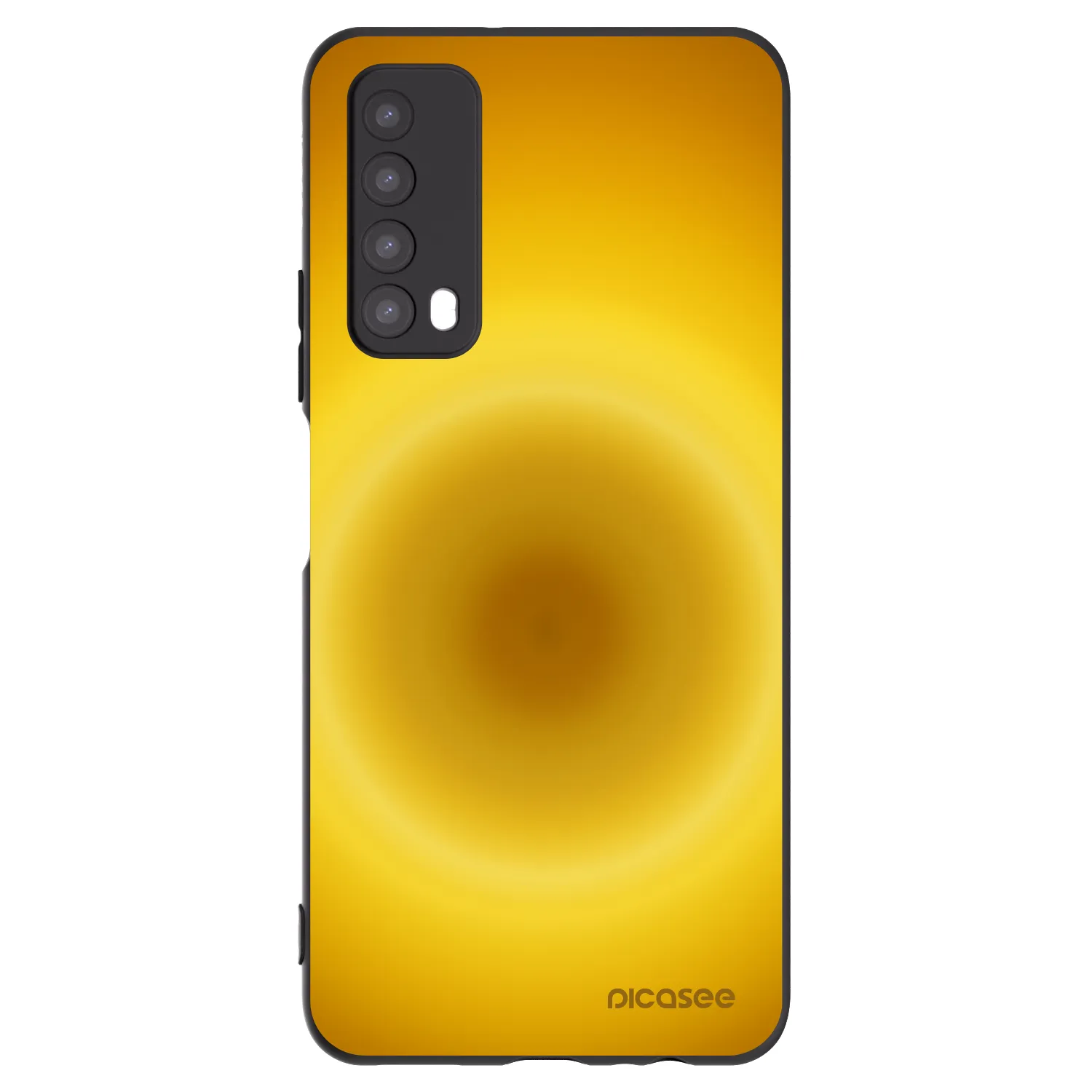 Picasee Μαύρη θήκη σιλικόνης για Huawei P Smart 2021 - Solar Pulse