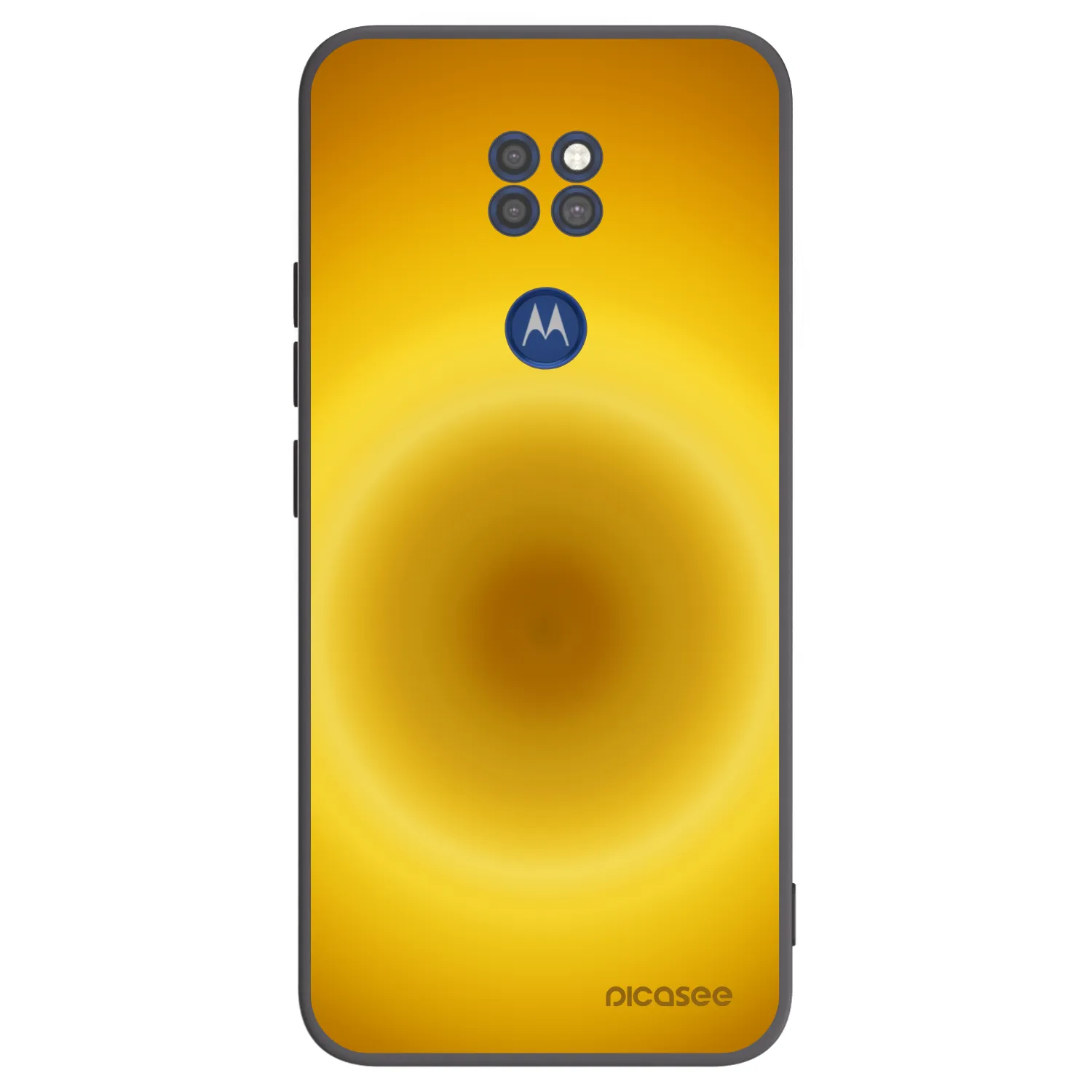 Picasee Μαύρη θήκη σιλικόνης για Motorola Moto G9 Play - Solar Pulse