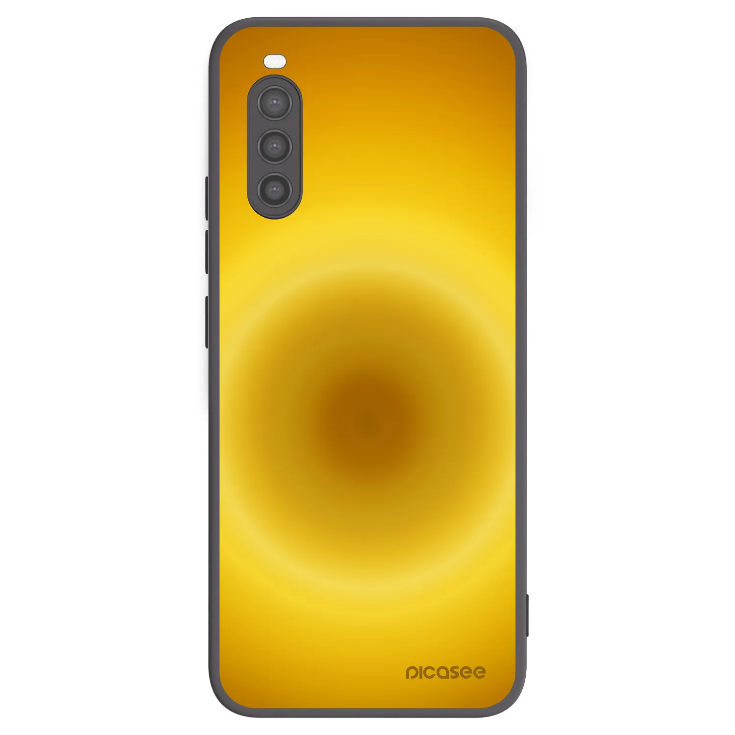 Picasee Μαύρη θήκη σιλικόνης για Sony Xperia 10 II - Solar Pulse