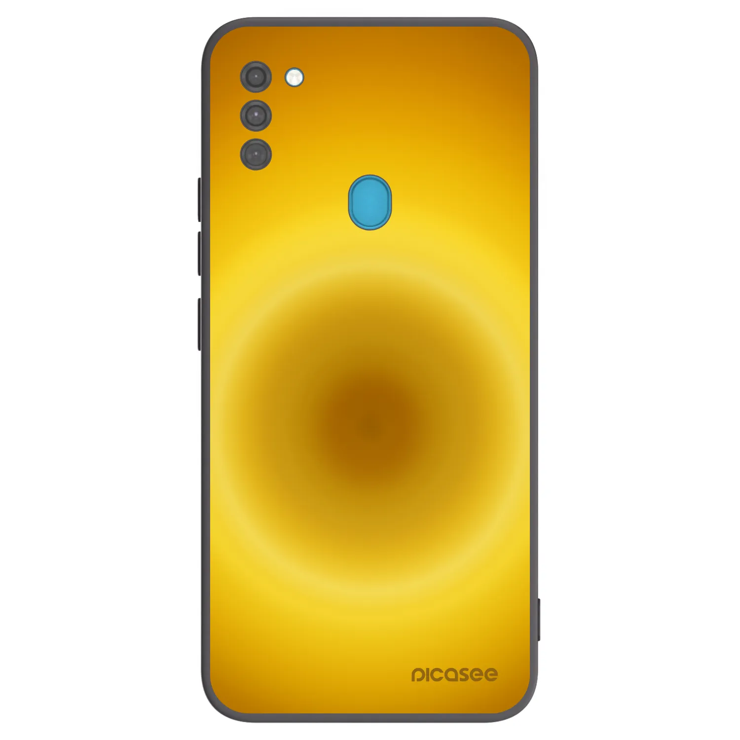Picasee Μαύρη θήκη σιλικόνης για Samsung Galaxy M11 - Solar Pulse