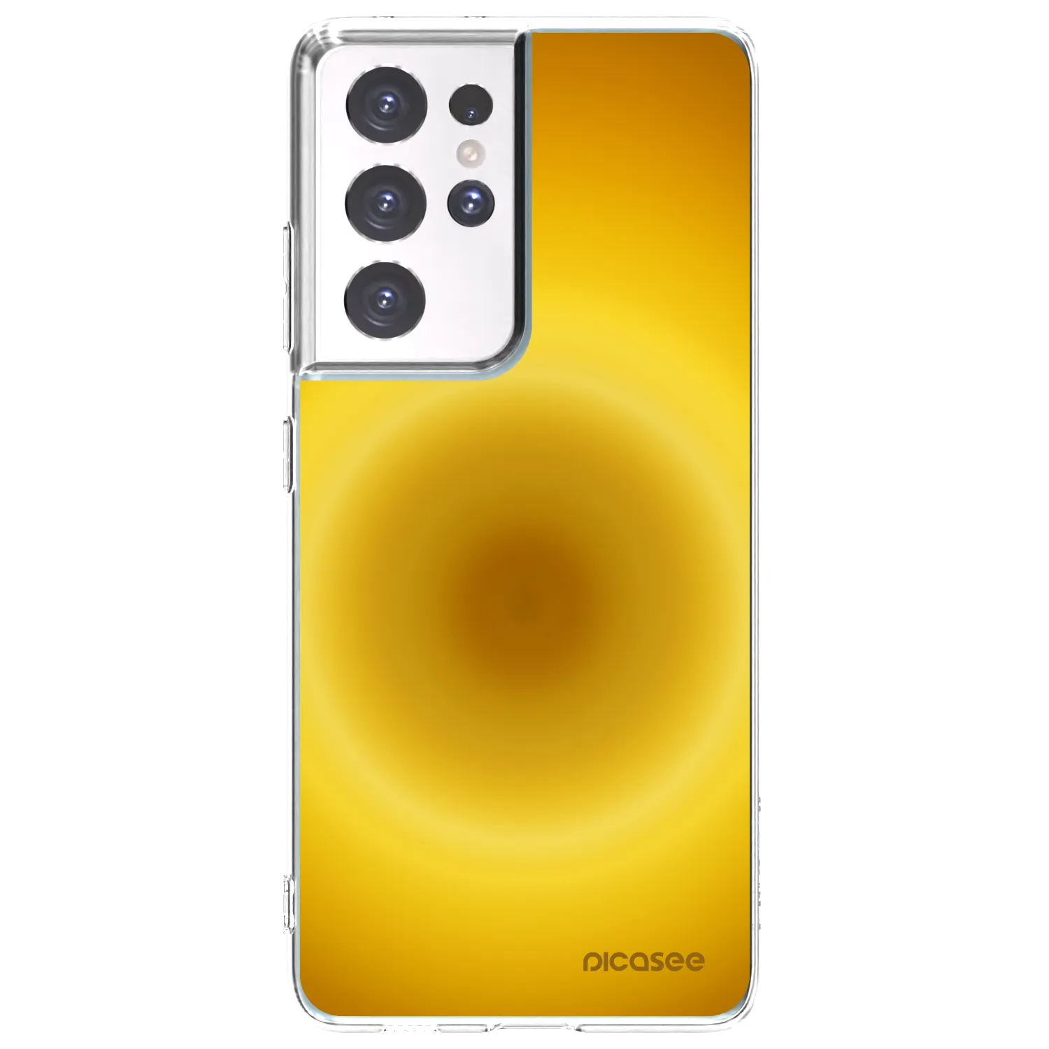 Picasee διαφανής θήκη σιλικόνης Samsung Galaxy S21 Ultra 5G G998B - Solar Pulse