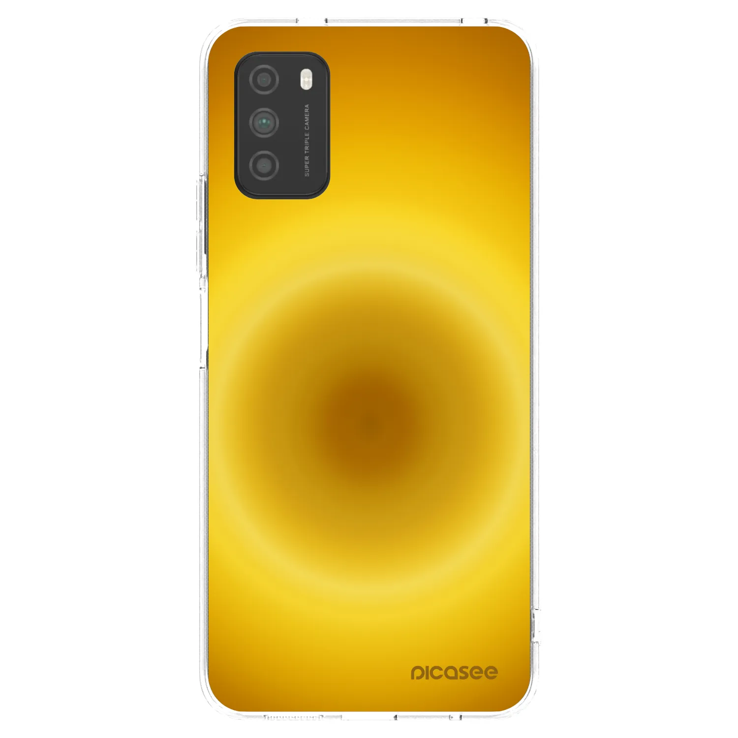Picasee διαφανής θήκη σιλικόνης Xiaomi Poco M3 - Solar Pulse