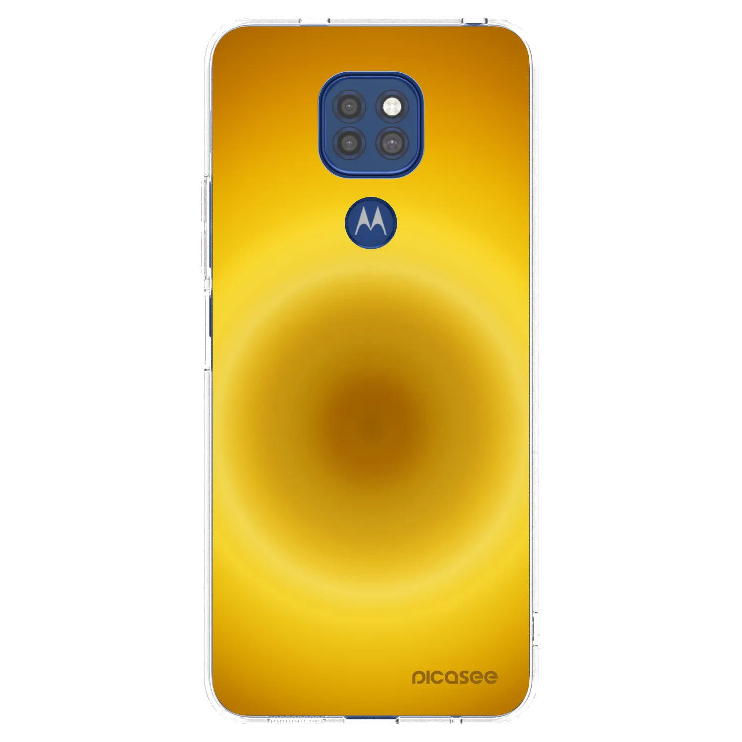 Picasee διαφανής θήκη σιλικόνης Motorola Moto G9 Play - Solar Pulse