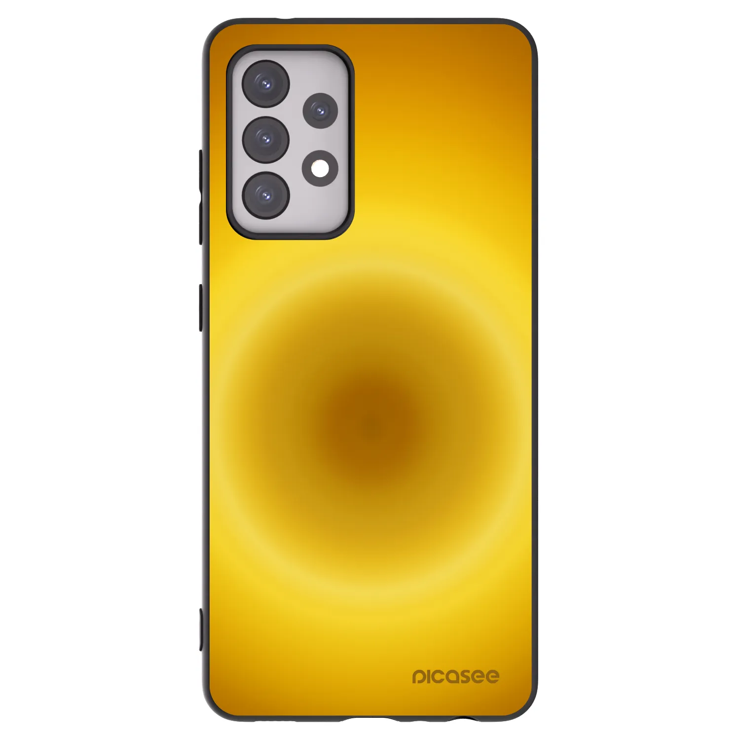 Picasee Μαύρη θήκη σιλικόνης για Samsung Galaxy A52 5G A525F - Solar Pulse
