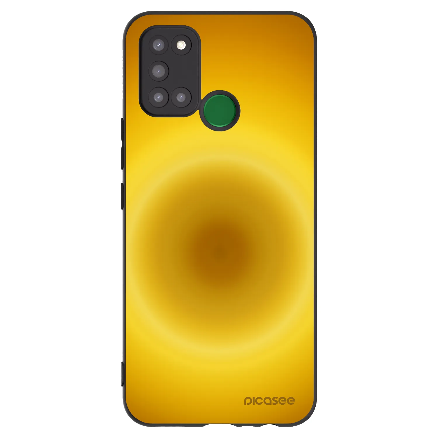 Picasee Μαύρη θήκη σιλικόνης για Realme 7i - Solar Pulse