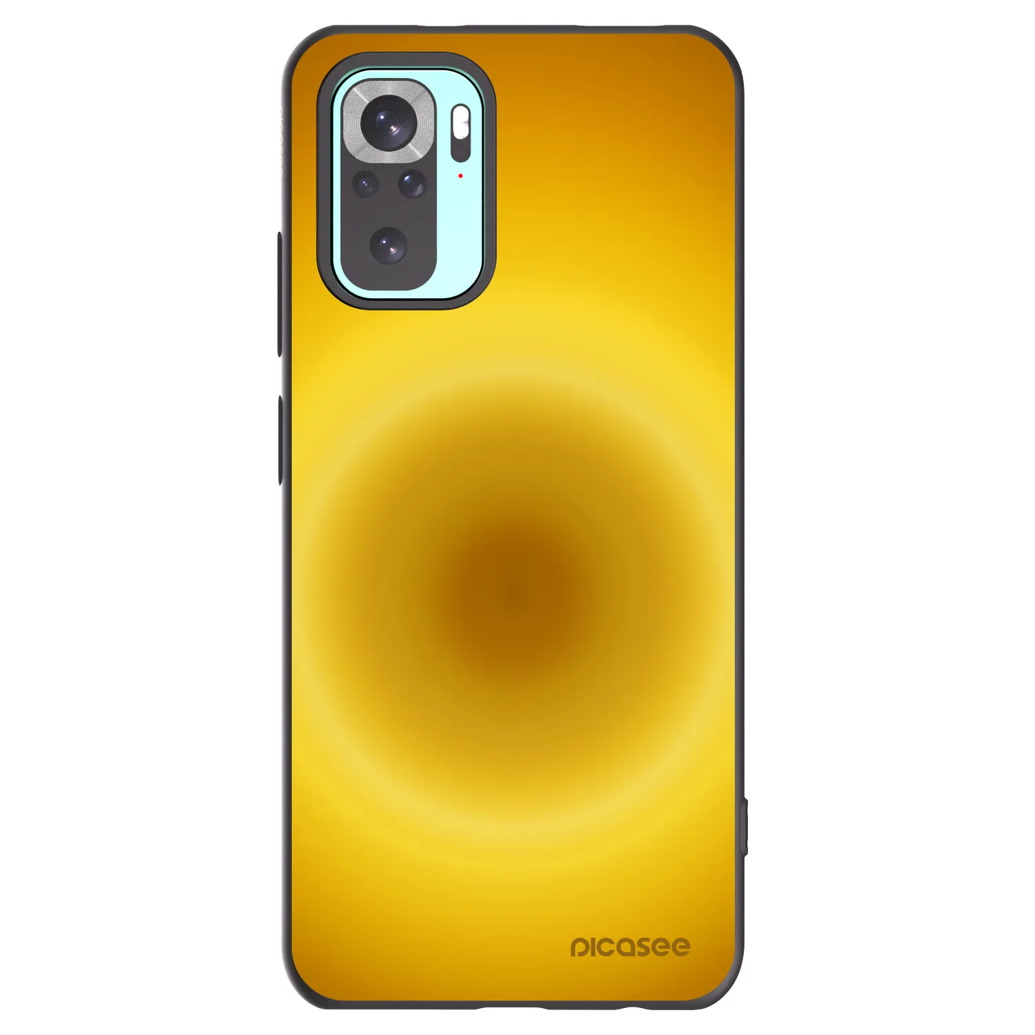 Picasee Μαύρη θήκη σιλικόνης για Xiaomi Redmi Note 10 Pro - Solar Pulse