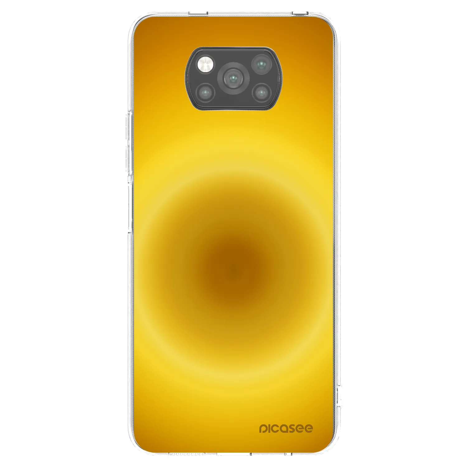 Picasee Μαύρη θήκη σιλικόνης για Xiaomi Poco X3 Pro - Solar Pulse