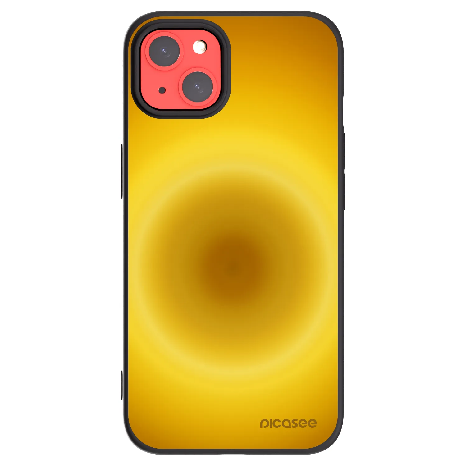 Picasee Μαύρη θήκη σιλικόνης για Apple iPhone 13 - Solar Pulse