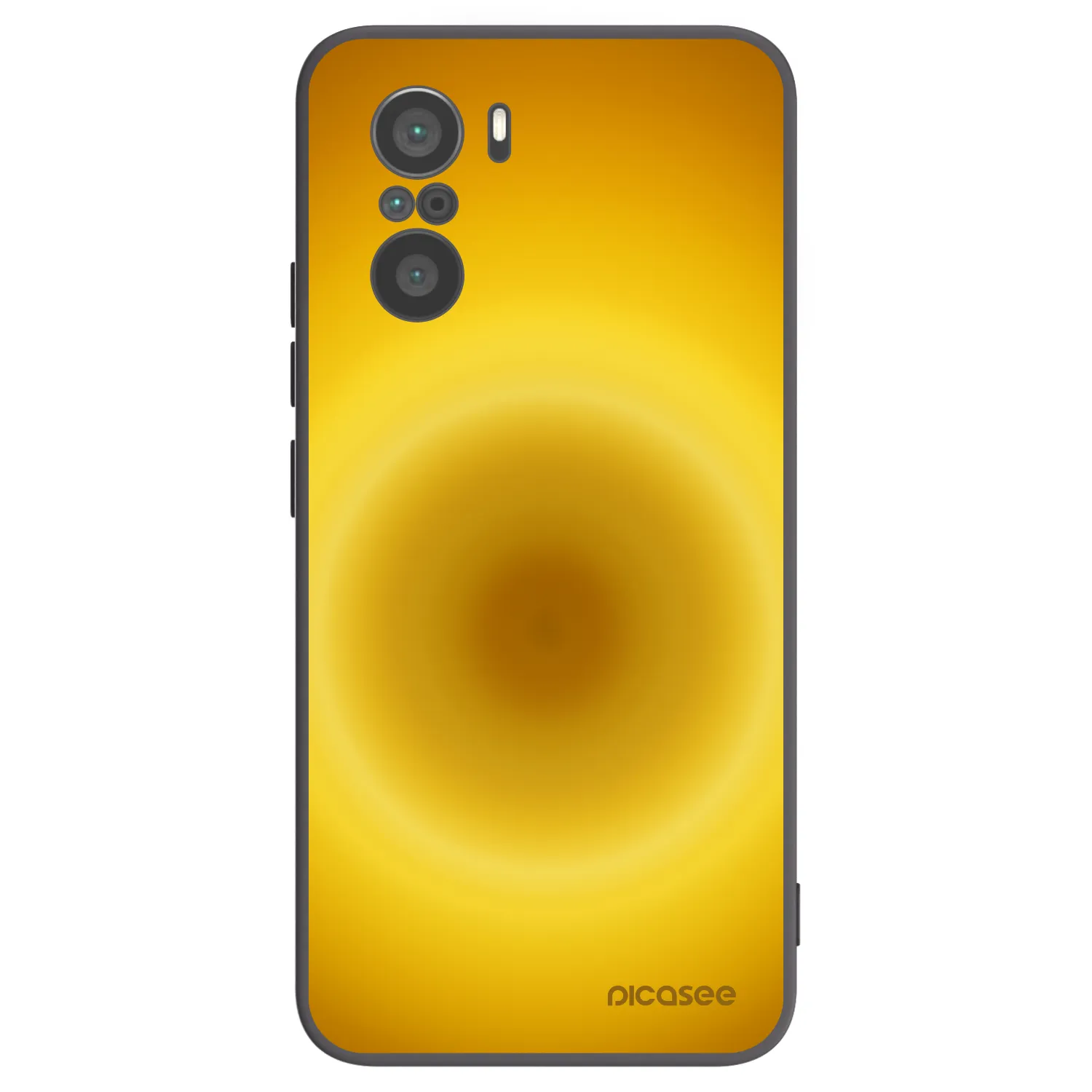 Picasee Μαύρη θήκη σιλικόνης για Xiaomi Poco F3 - Solar Pulse
