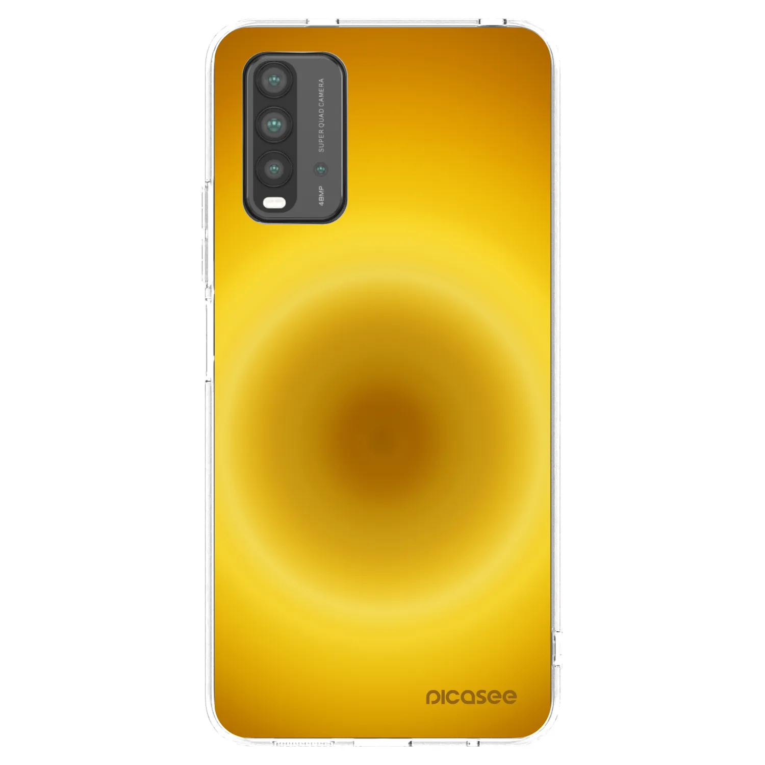Picasee Μαύρη θήκη σιλικόνης για Xiaomi Redmi 9T - Solar Pulse