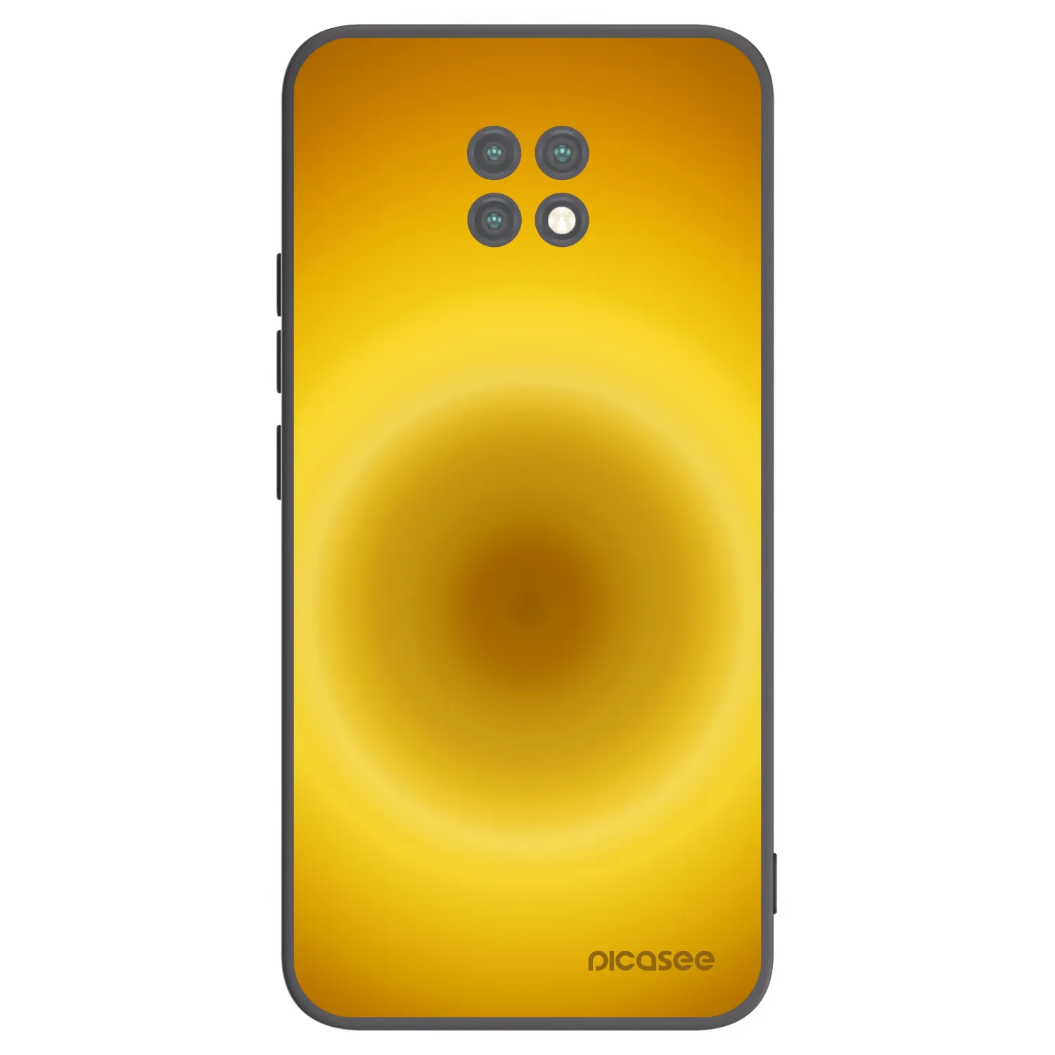 Picasee Μαύρη θήκη σιλικόνης για Xiaomi Redmi Note 9T - Solar Pulse