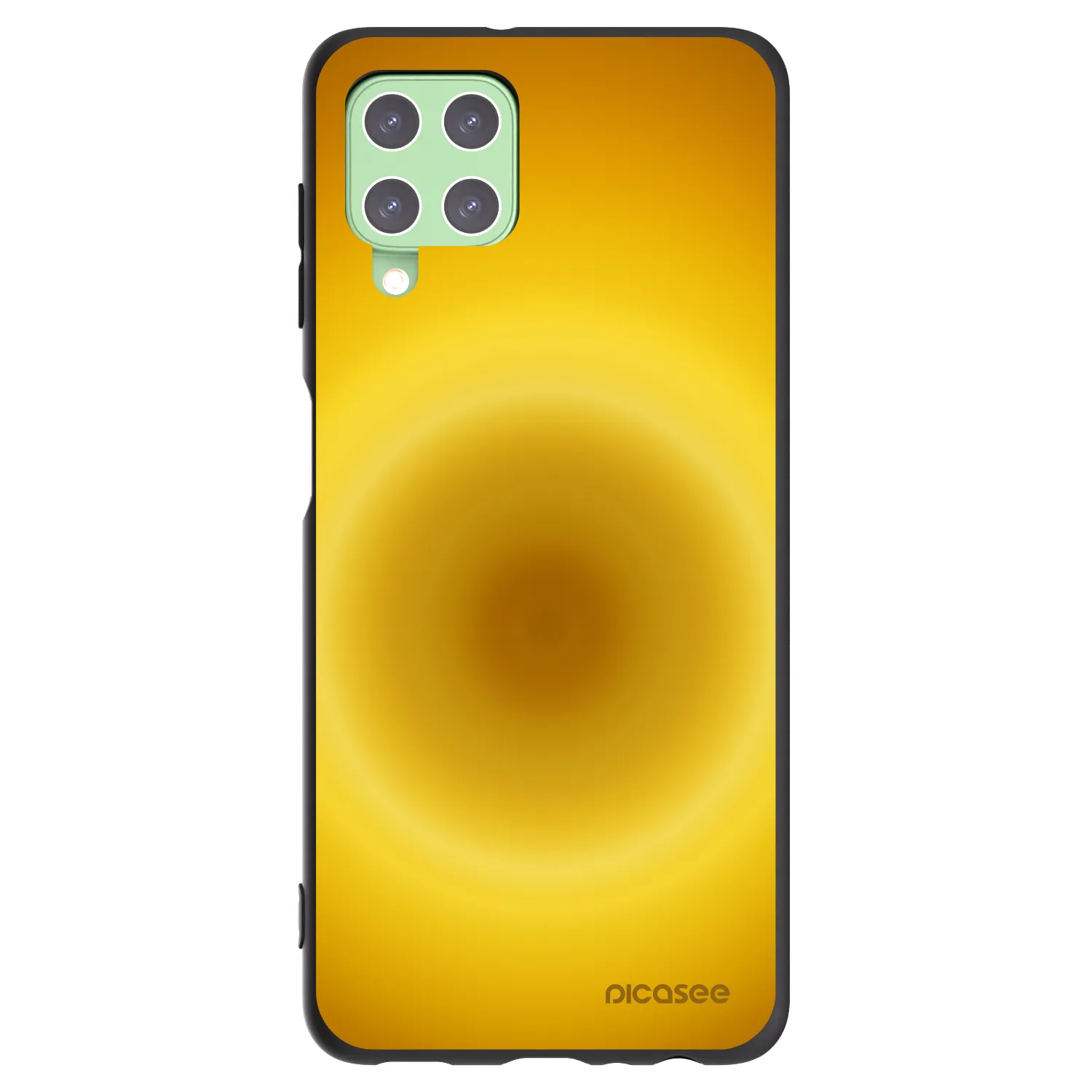 Picasee Μαύρη θήκη σιλικόνης για Samsung Galaxy A22 A225F 4G - Solar Pulse