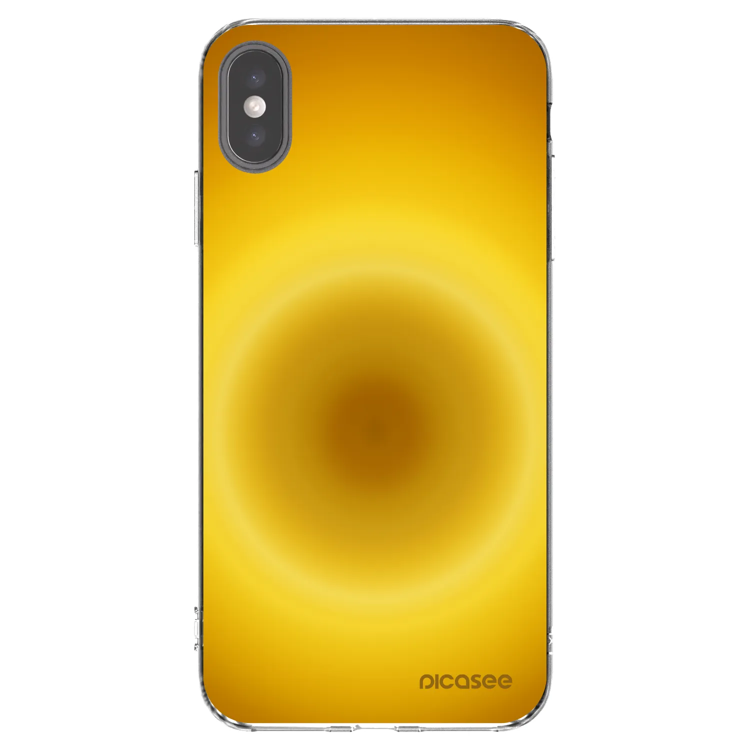 Picasee διαφανής θήκη σιλικόνης Apple iPhone XS Max - Solar Pulse