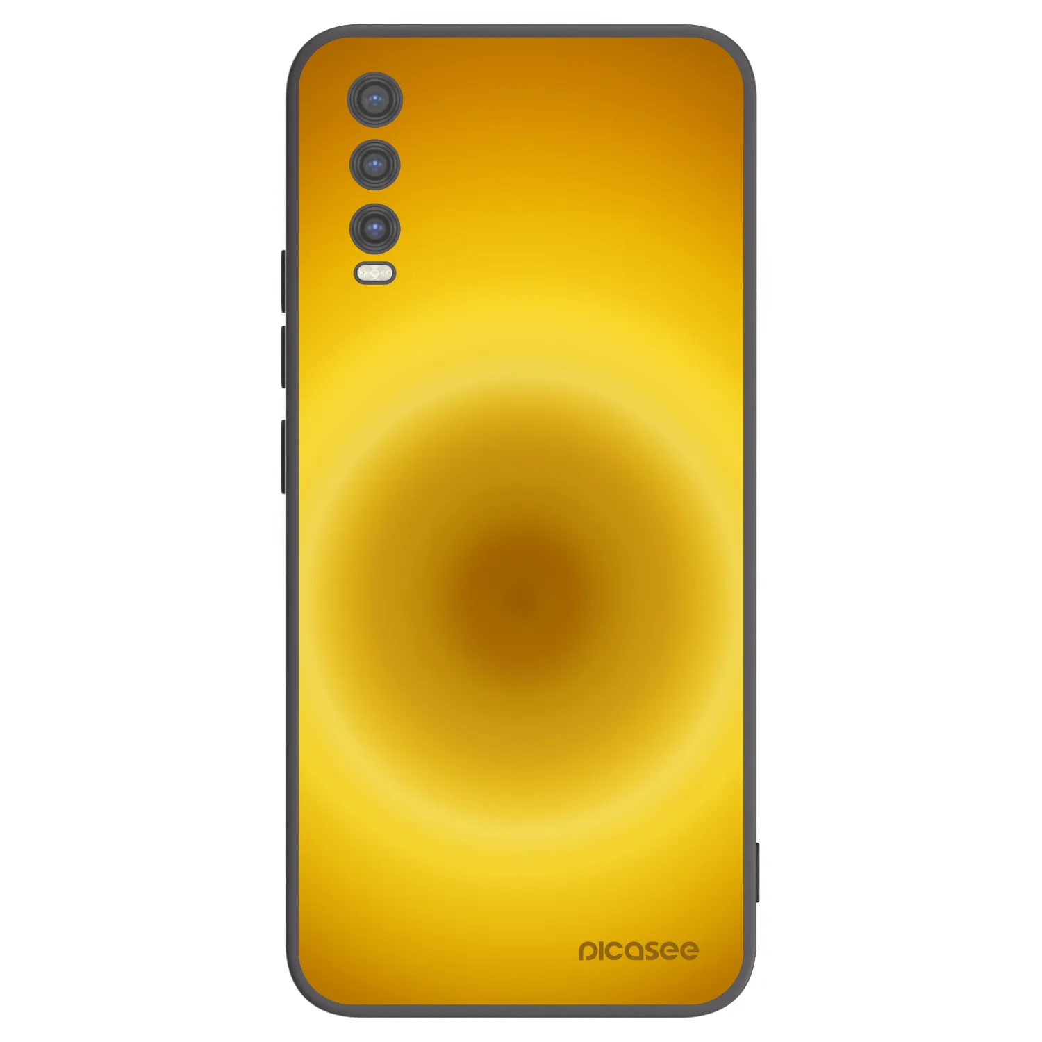 Picasee Μαύρη θήκη σιλικόνης για Vivo Y20s - Solar Pulse