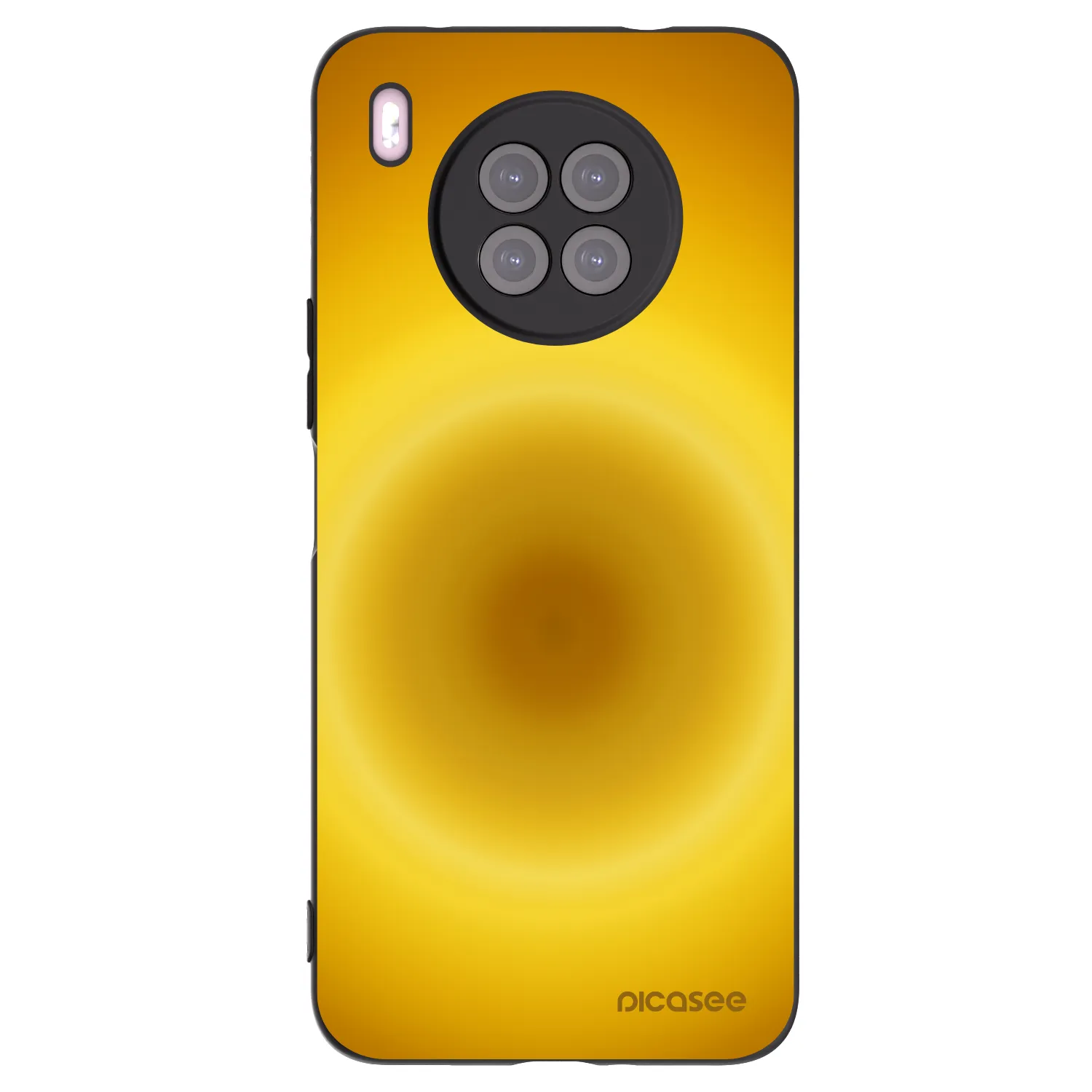 Picasee Μαύρη θήκη σιλικόνης για Huawei Nova 8i - Solar Pulse