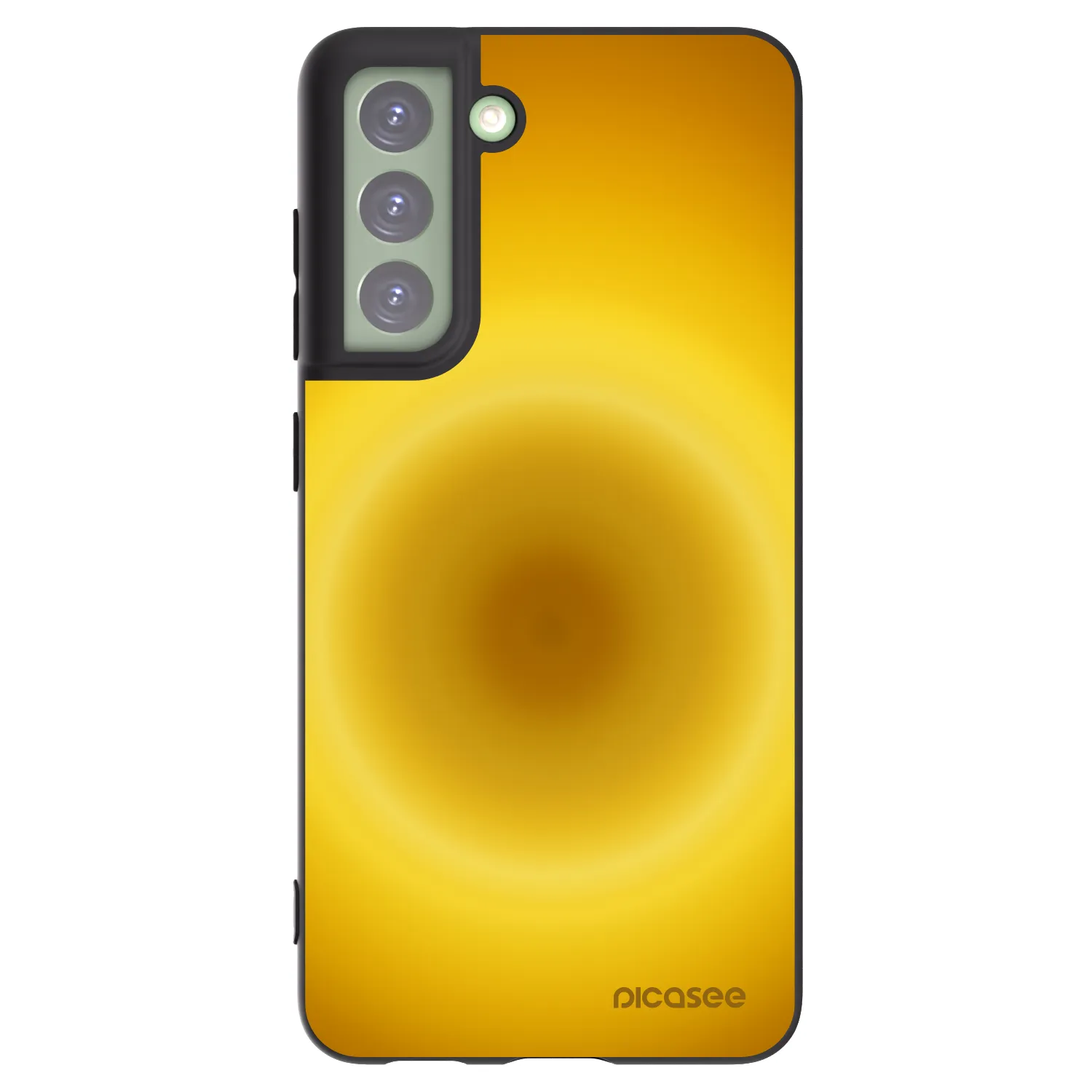 Picasee Μαύρη θήκη σιλικόνης για Samsung Galaxy S21 FE 5G - Solar Pulse