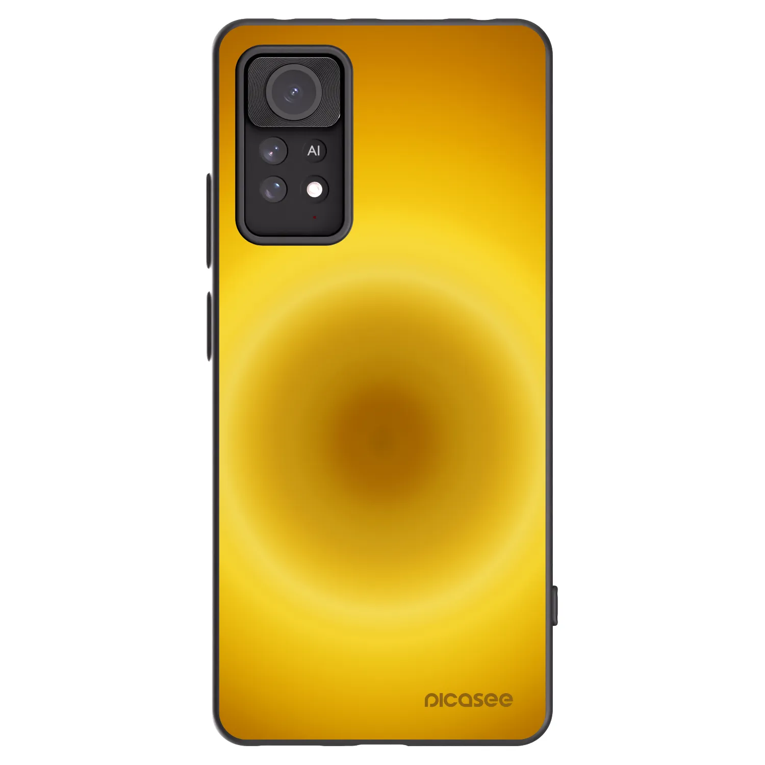 Picasee Μαύρη θήκη σιλικόνης για Xiaomi Redmi Note 11 Pro 5G - Solar Pulse