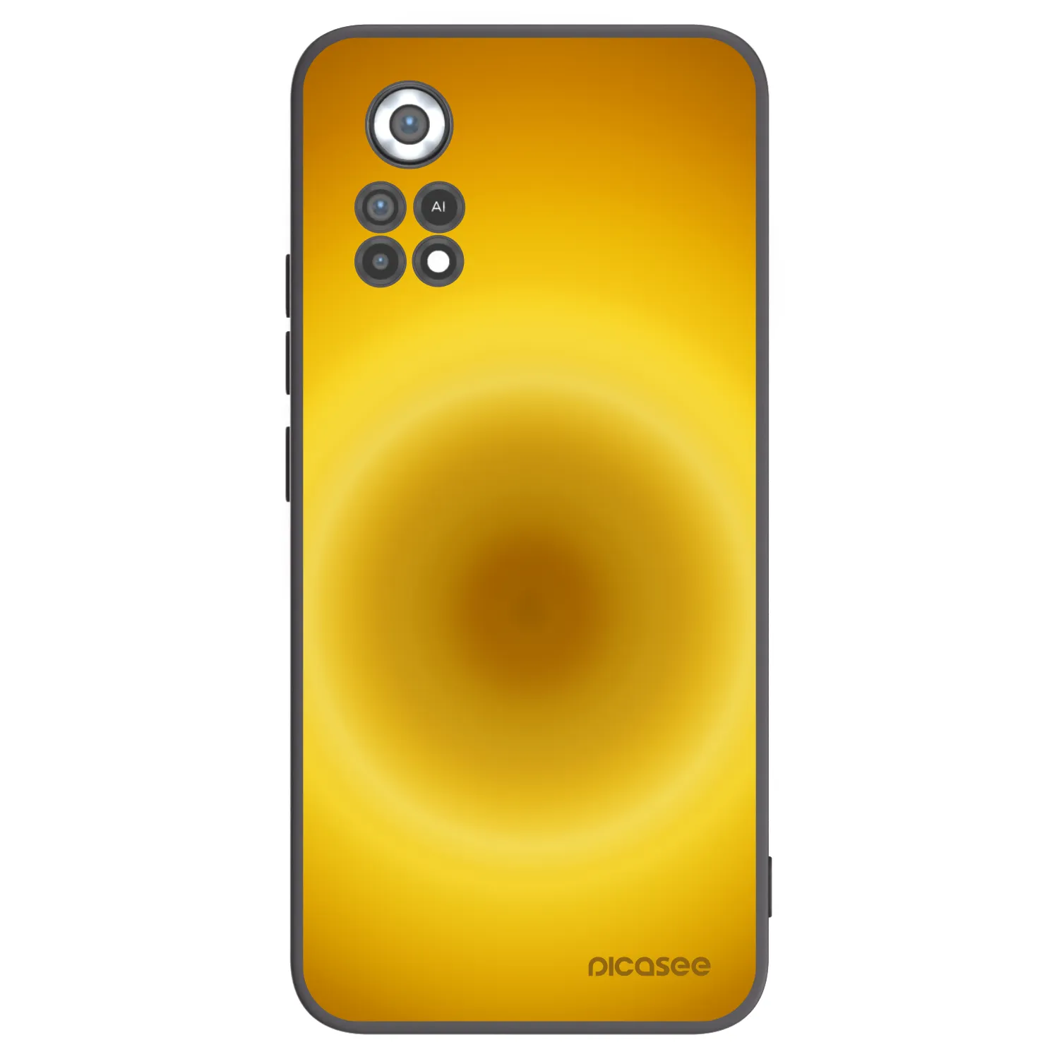 Picasee Μαύρη θήκη σιλικόνης για Xiaomi Poco X4 Pro 5G - Solar Pulse