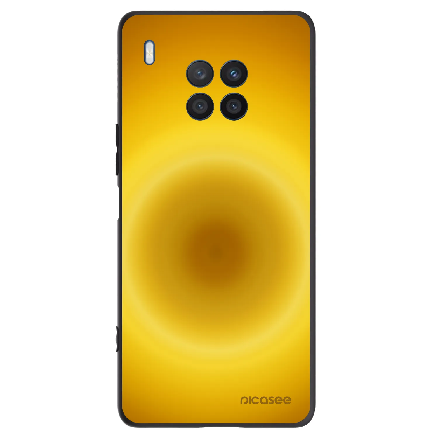 Picasee Μαύρη θήκη σιλικόνης για Honor 50 Lite - Solar Pulse