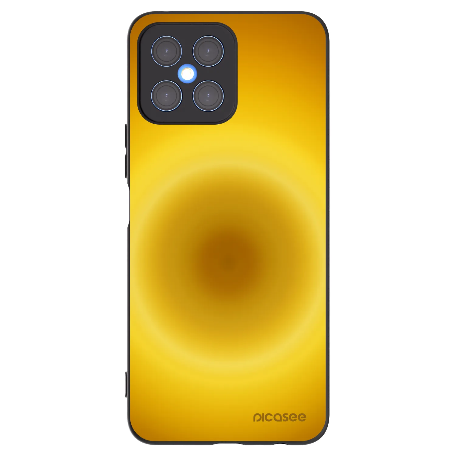 Picasee Μαύρη θήκη σιλικόνης για Honor X8 4G - Solar Pulse