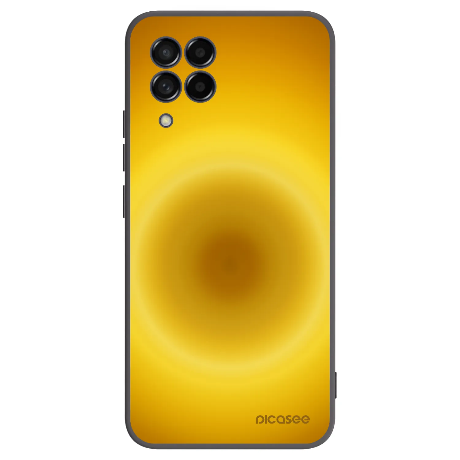 Picasee Μαύρη θήκη σιλικόνης για Samsung Galaxy M53 5G - Solar Pulse