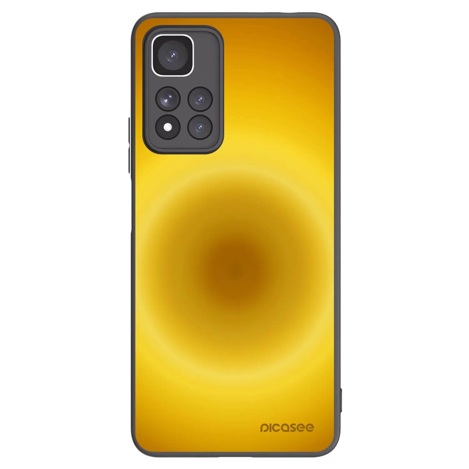 Picasee Μαύρη θήκη σιλικόνης για Xiaomi Redmi Note 11 Pro+ 5G - Solar Pulse