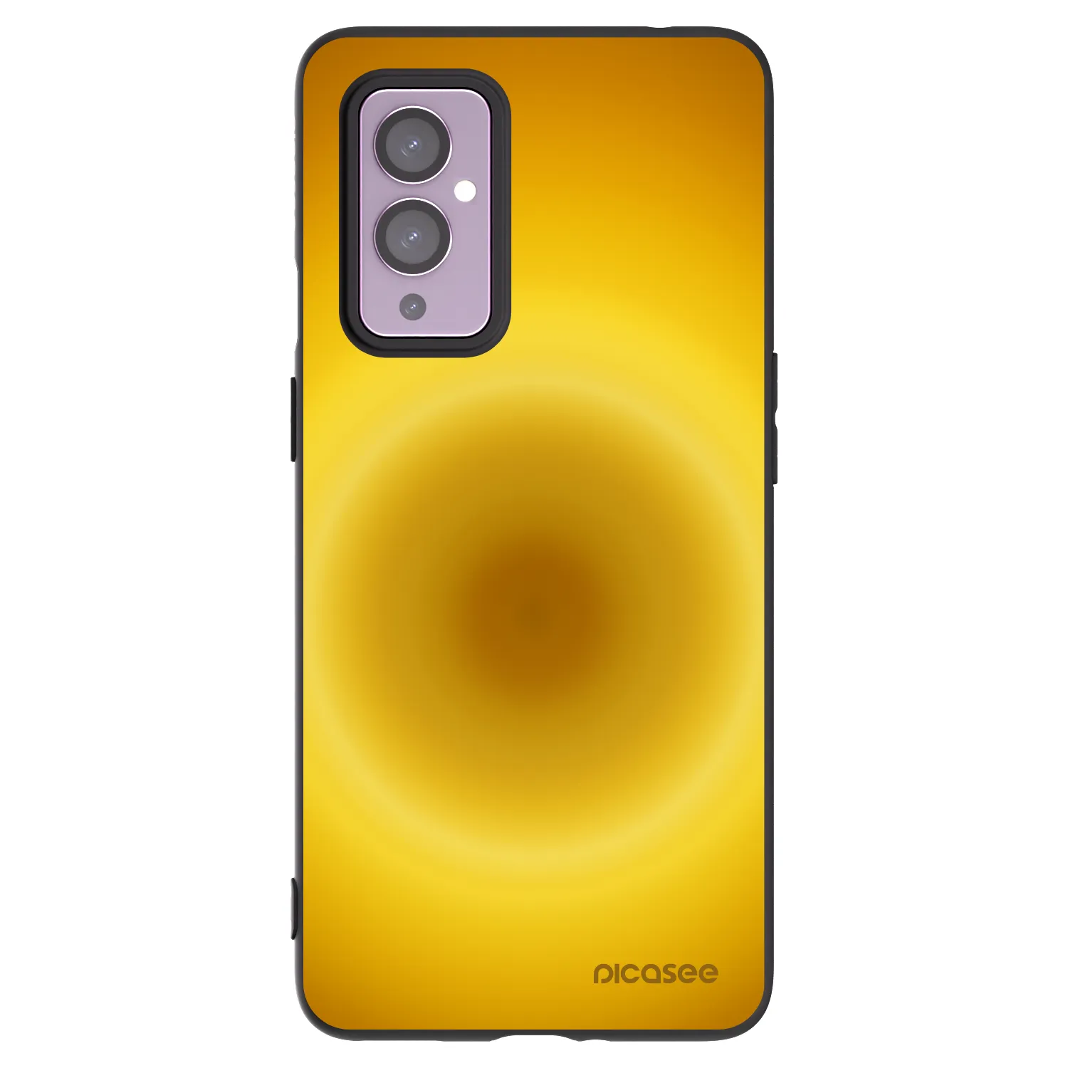 Picasee Μαύρη θήκη σιλικόνης για OnePlus 9 - Solar Pulse
