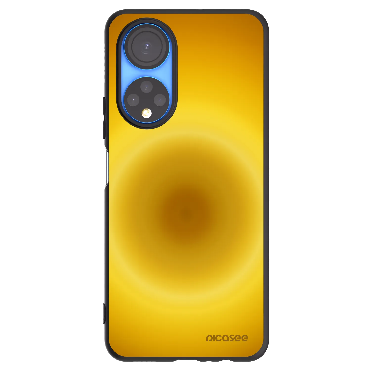 Picasee Μαύρη θήκη σιλικόνης για Honor X7 - Solar Pulse