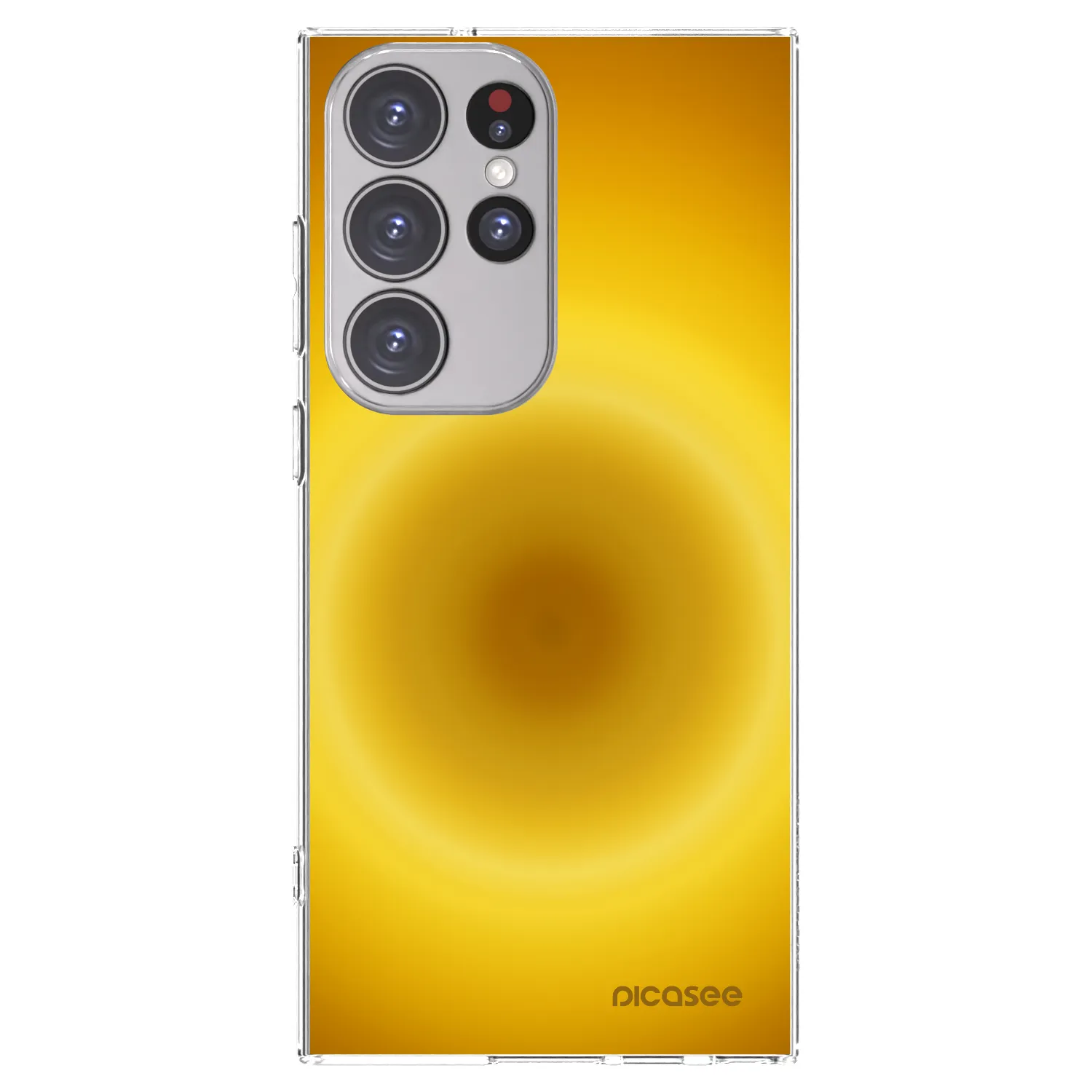 Picasee διαφανής θήκη σιλικόνης Samsung Galaxy S23 Ultra 5G - Solar Pulse