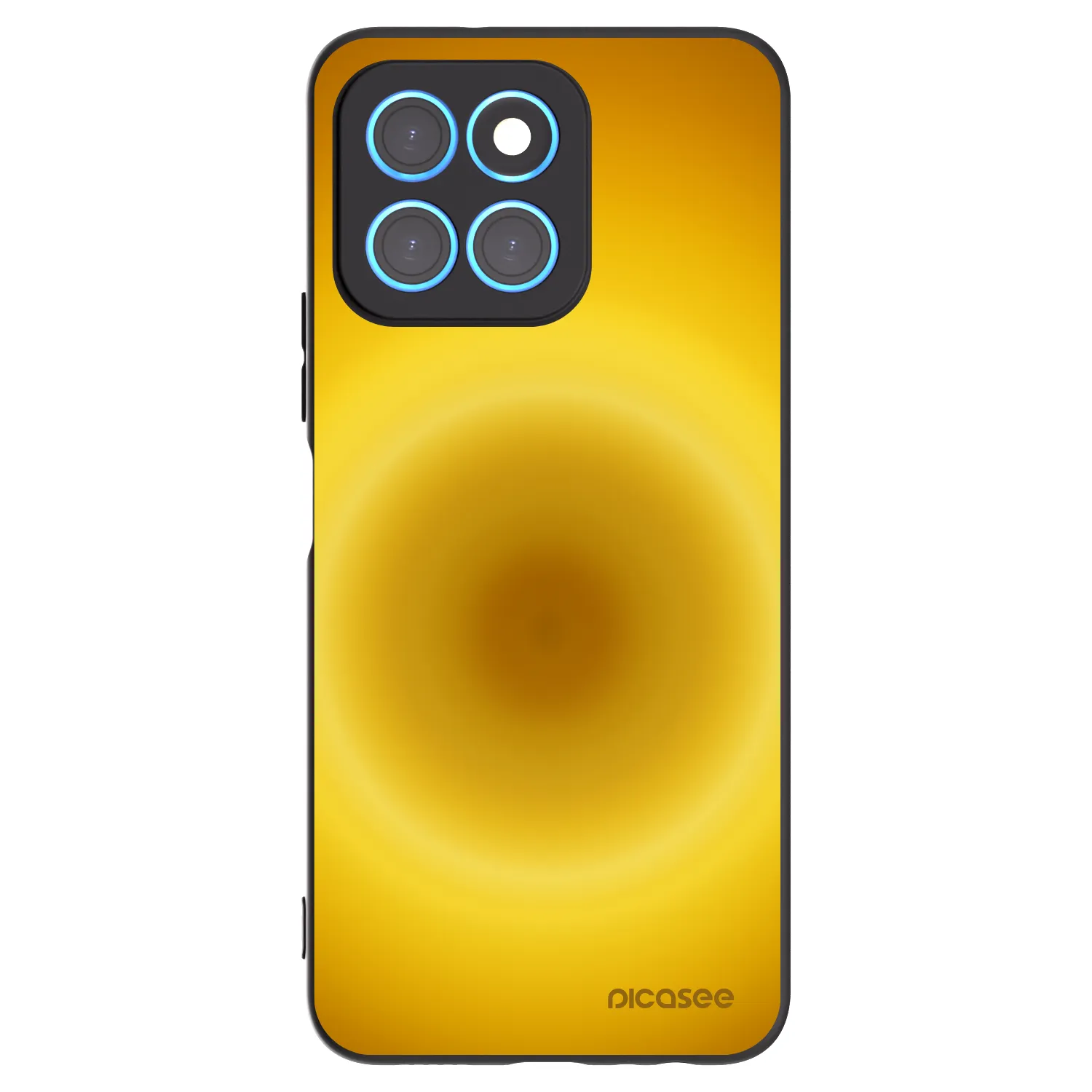 Picasee Μαύρη θήκη σιλικόνης για Honor X8 5G - Solar Pulse