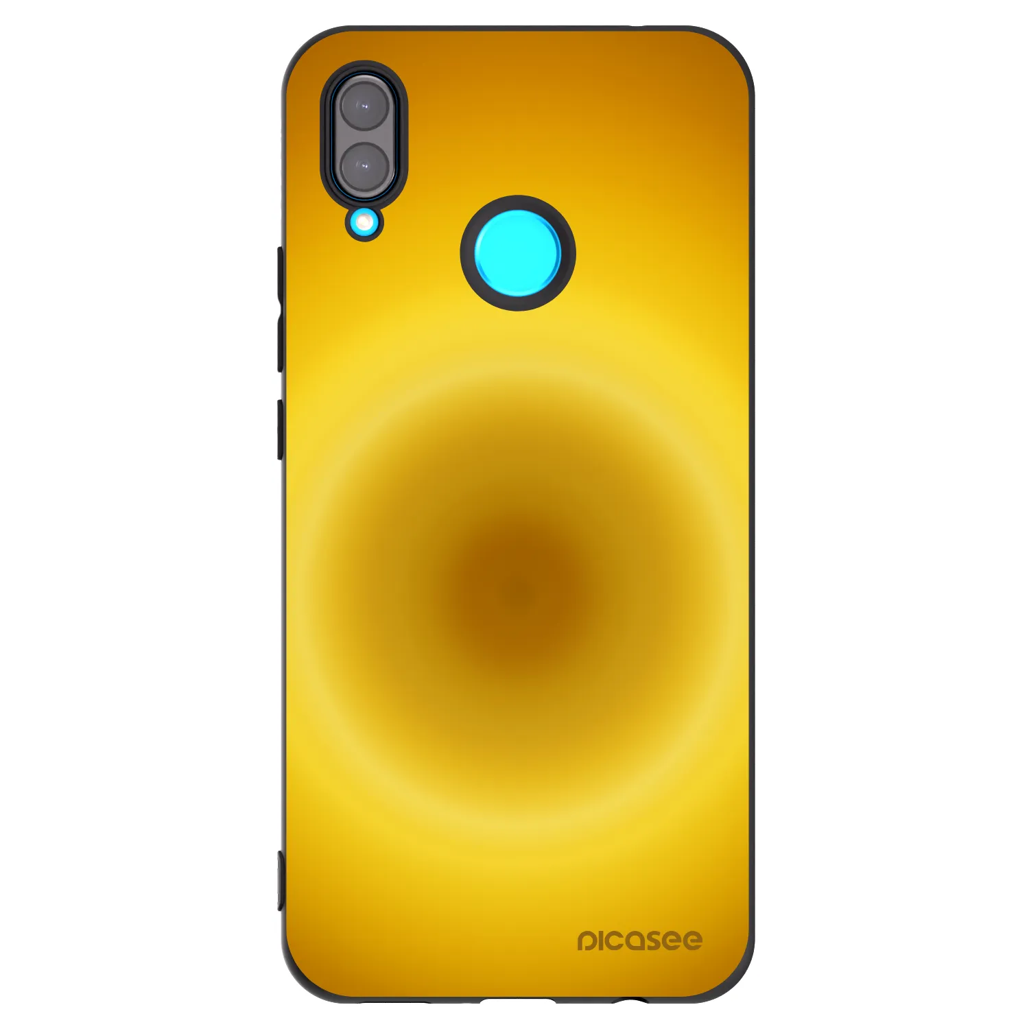 Picasee Μαύρη θήκη σιλικόνης για Huawei Nova 3 - Solar Pulse