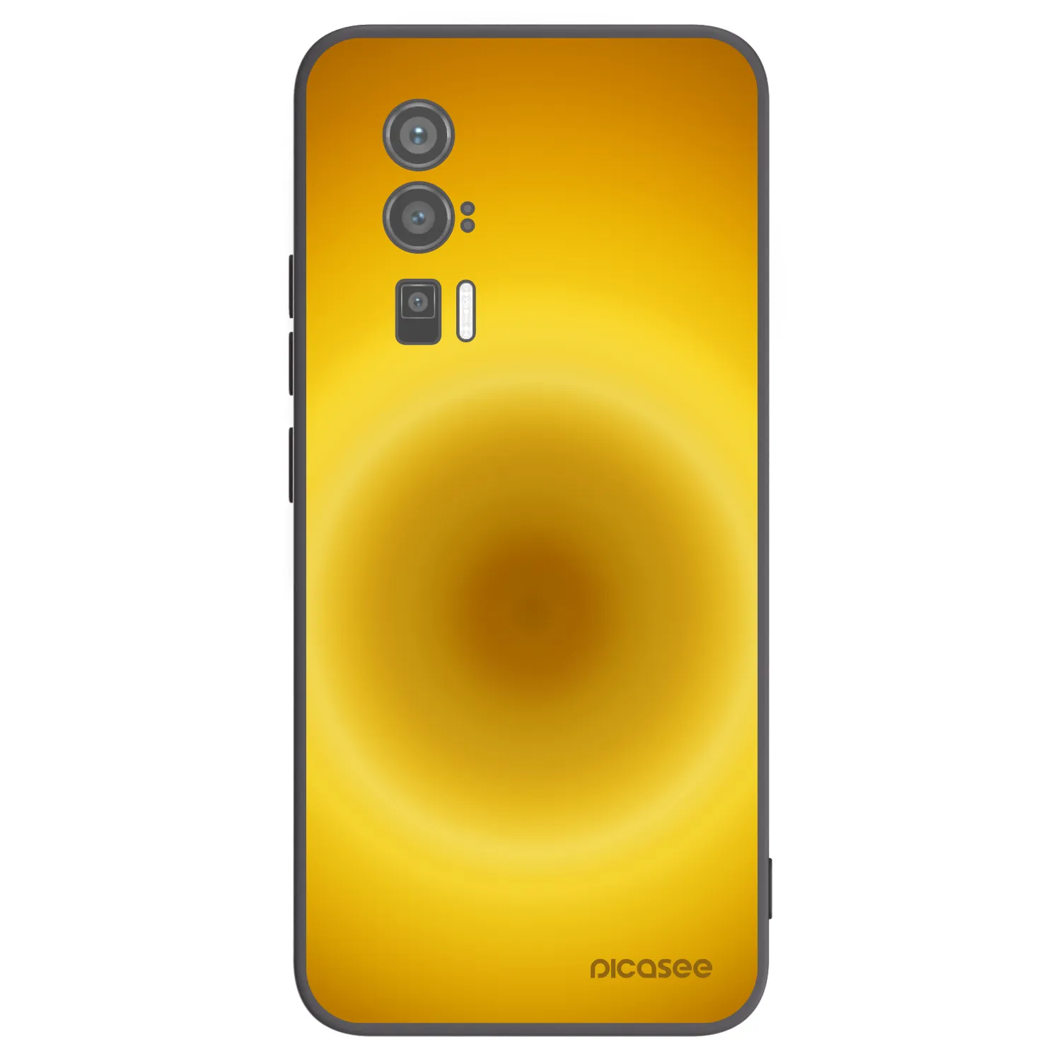 Picasee Μαύρη θήκη σιλικόνης για Xiaomi Poco F5 Pro 5G - Solar Pulse